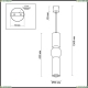 Подвес 4072/5L ★Odeon Light, 1 x 5Вт☀, Черный► — Купить▼