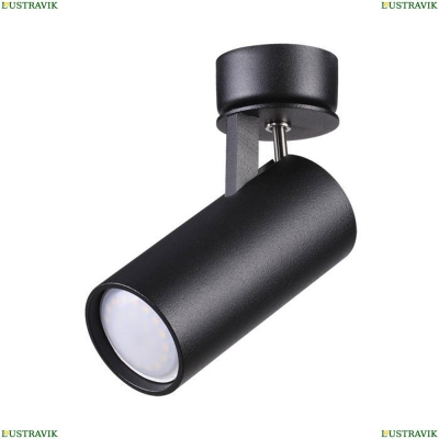 Спот 3872/1C ★Odeon Light, 1 x 50Вт☀, Черный► — Купить▼