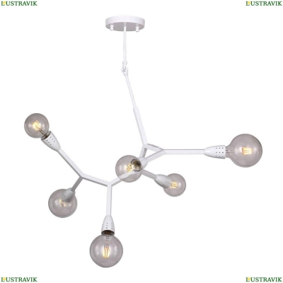 Подвесная люстра Favourite Electron White 1755-6P - купить в интернет-магазине ЛЮСТРАВИК