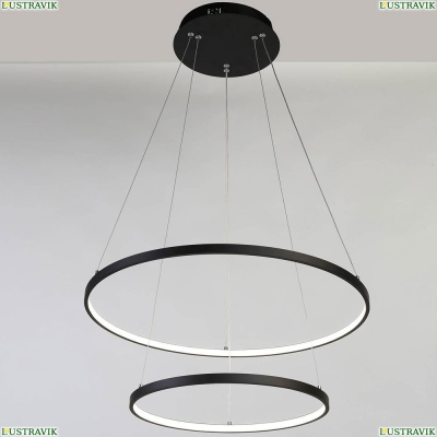 Подвесной светодиодный светильник Favourite Giro Black 1764-10P - купить в интернет-магазине ЛЮСТРАВИК