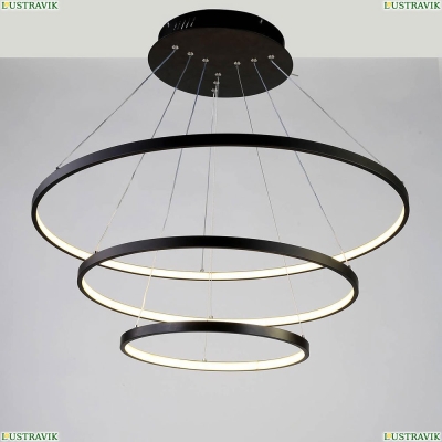 Подвесной светодиодный светильник Favourite Giro Black 1764-18P - купить в интернет-магазине ЛЮСТРАВИК
