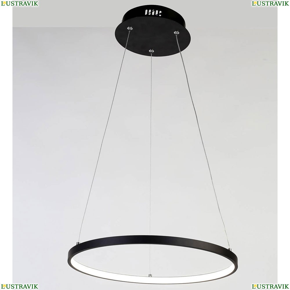 Подвесной светодиодный светильник Favourite Giro Black 1764-4P - купить в интернет-магазине ЛЮСТРАВИК