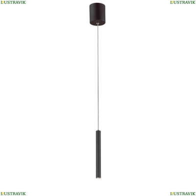 Подвесной светодиодный светильник Favourite Cornetta Black 2121-1P - купить в интернет-магазине ЛЮСТРАВИК
