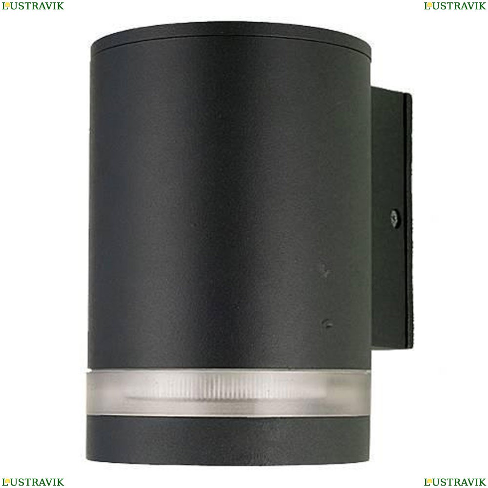 Уличный настенный светодиодный светильник Favourite Flicker Black 1830-1W - купить в интернет-магазине ЛЮСТРАВИК