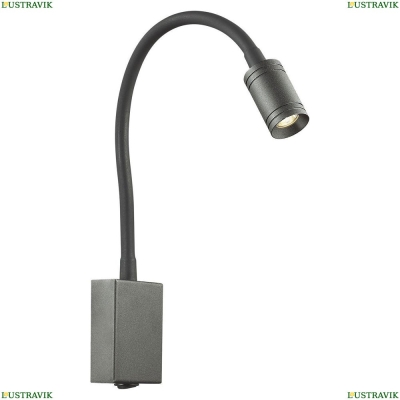 Светодиодный спот Favourite Murum Black 1957-1W - купить в интернет-магазине ЛЮСТРАВИК