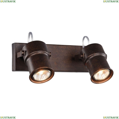 Светодиодный спот Favourite Arcu Brown 2025-2W - купить в интернет-магазине ЛЮСТРАВИК