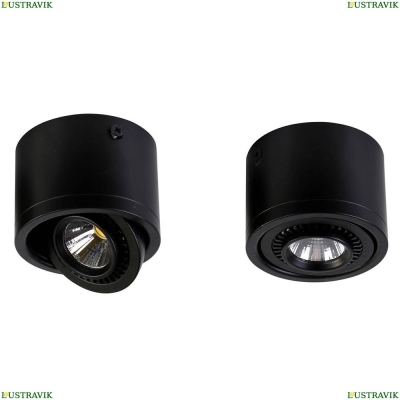 Потолочный светодиодный светильник Favourite Reflector Black 1777-1C - купить в интернет-магазине ЛЮСТРАВИК