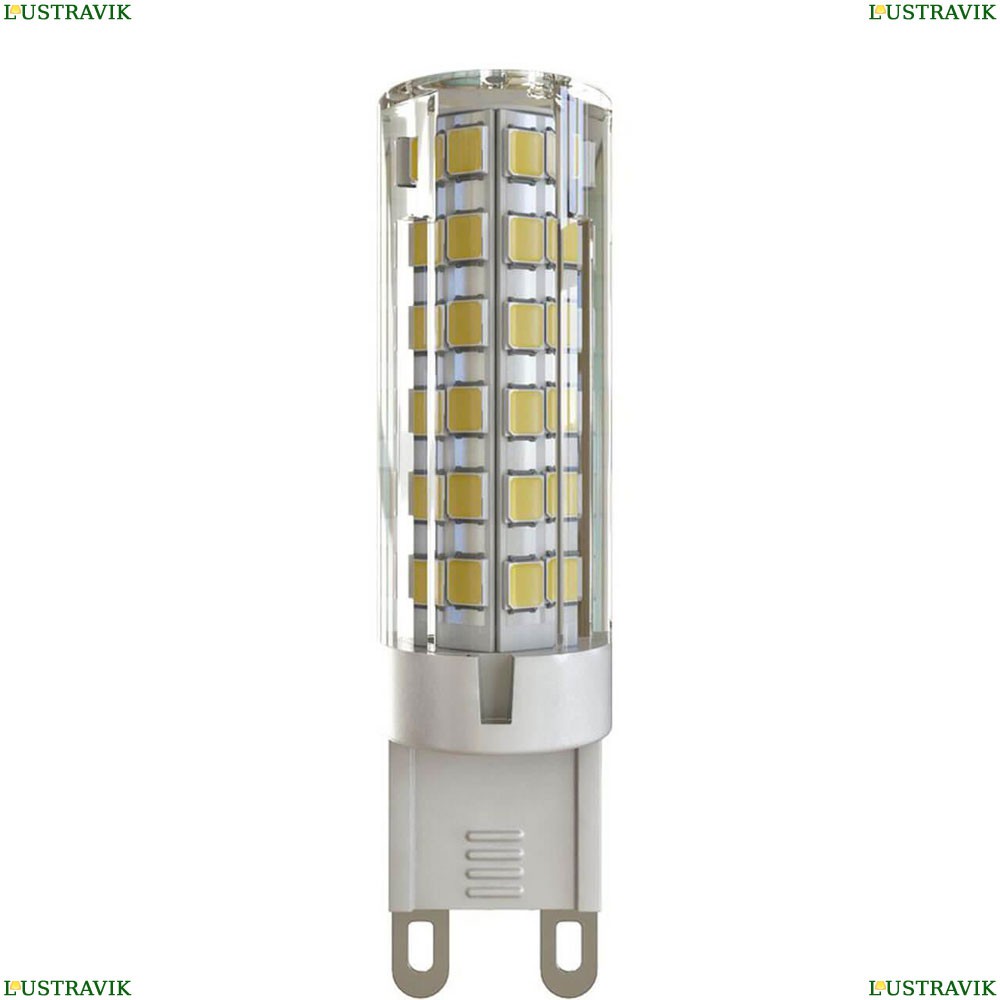 7037 (VG9-K1G9cold7W) Лампа светодиодная G9 7W 4000К прозрачная Voltega, Simple