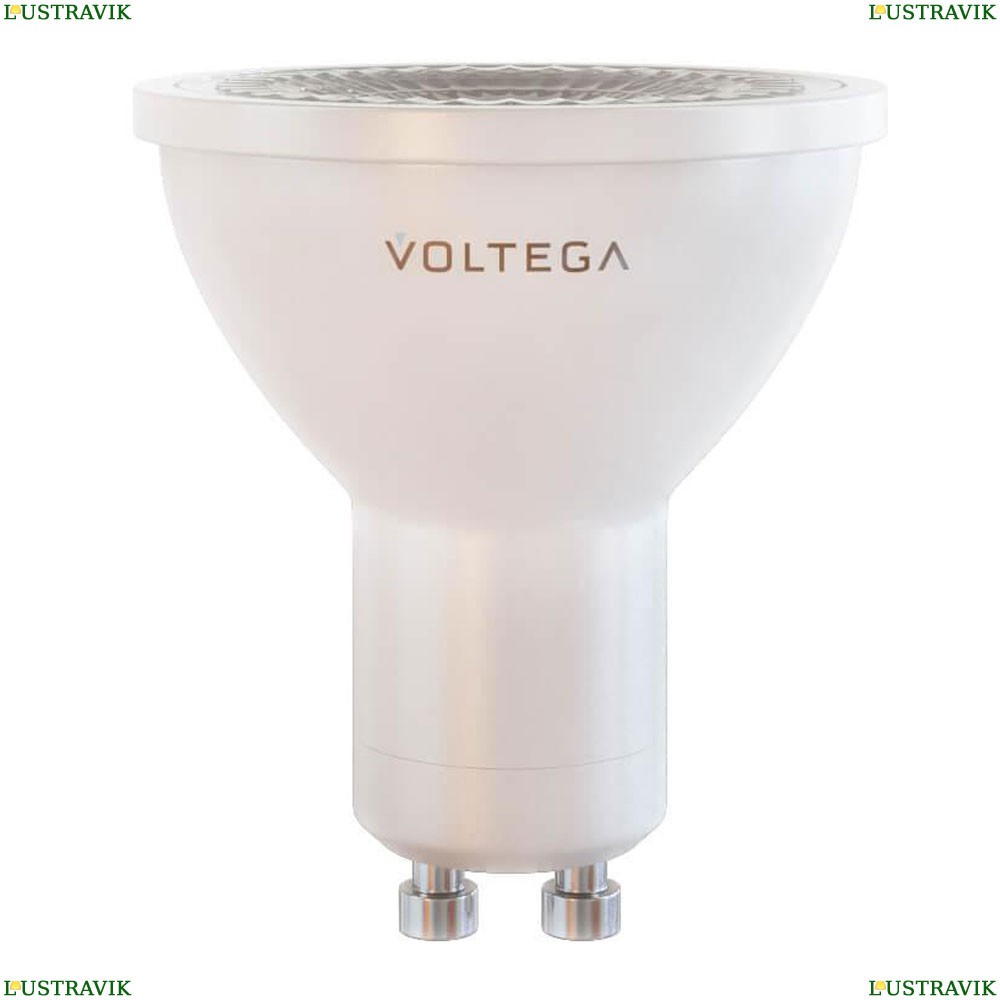7061 (VG2-S1GU10cold7W) Лампа светодиодная GU10 7W 4000К прозрачная Voltega, Simple