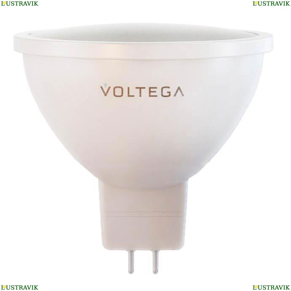 7058 Лампа светодиодная GU5.3 7W 2800К матовая Voltega, Simple
