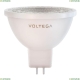 7062 Лампа светодиодная GU5.3 7W 2800К прозрачная Voltega, Simple