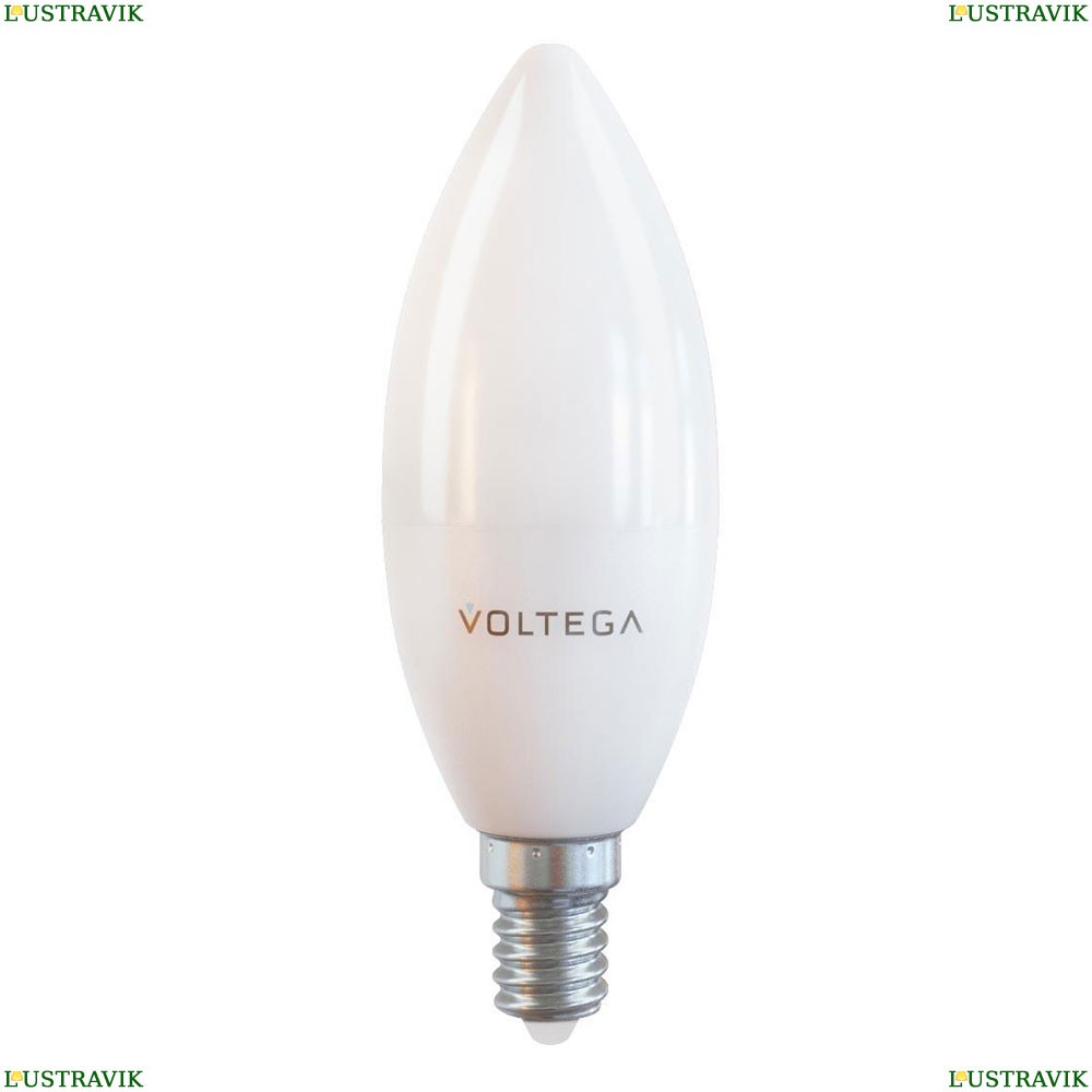 7065 (VG2-C37E14warm10W) Лампа светодиодная E14 10W 4000К матовая Voltega, Simple