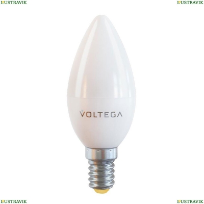 7048 (VG2-C37E14warm7W) Лампа светодиодная E14 7W 2800К матовая Voltega, Simple