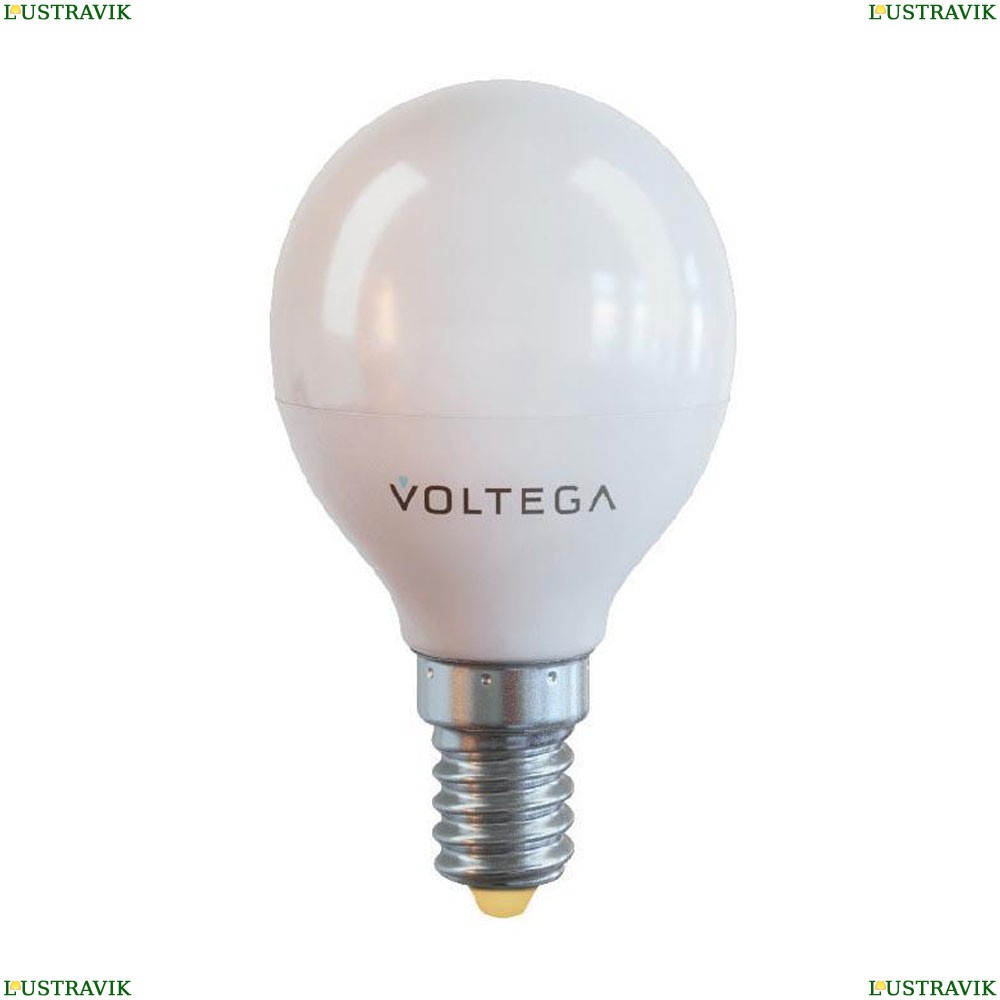7054 (VG2-G45E14warm7W) Лампа светодиодная E14 7W 2800К матовая Voltega, Simple