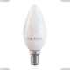 7049 (VG2-C37E14cold7W) Лампа светодиодная E14 7W 4000К свеча матовая Voltega, Simple