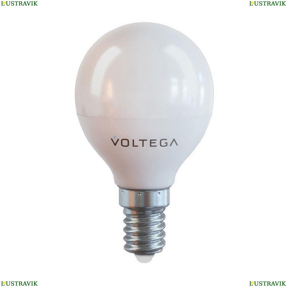 7055 (VG2-G45E14cold7W) Лампа светодиодная E14 7W 4000К матовая Voltega, Simple