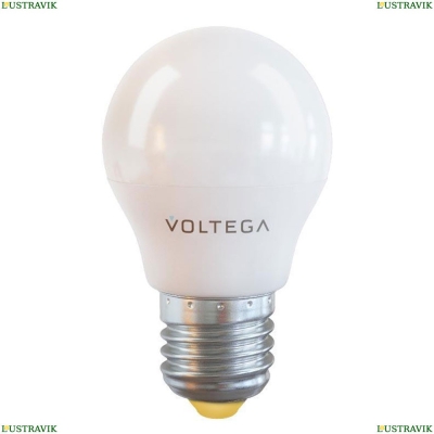 7052 (VG2-G45E27warm7W) Лампа светодиодная E27 7W 2800К матовая Voltega, Simple