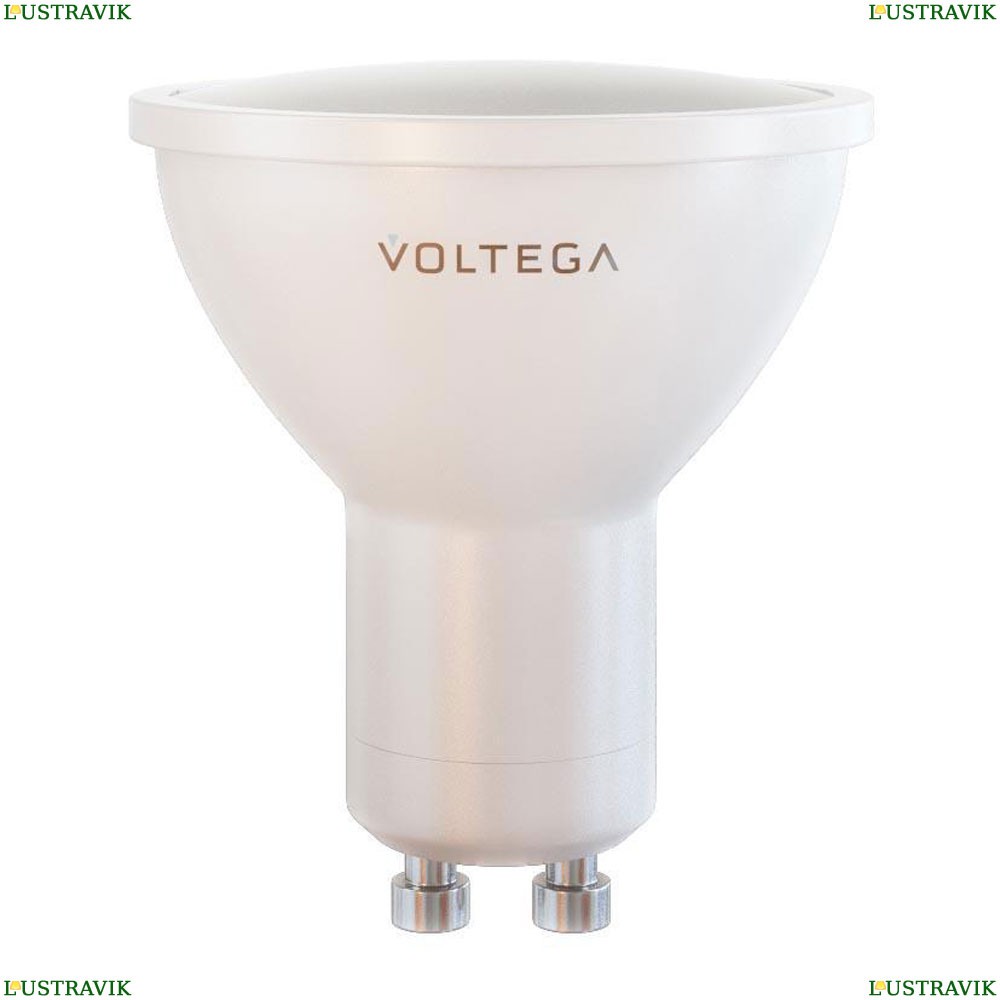 7057 (VG2-S2GU10cold7W) Лампа светодиодная GU10 7W 4000К матовая Voltega, Simple