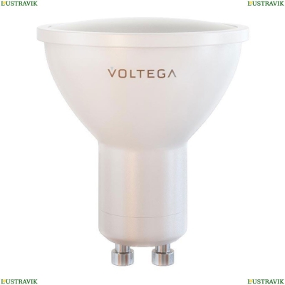7057 (VG2-S2GU10cold7W) Лампа светодиодная GU10 7W 4000К матовая Voltega, Simple