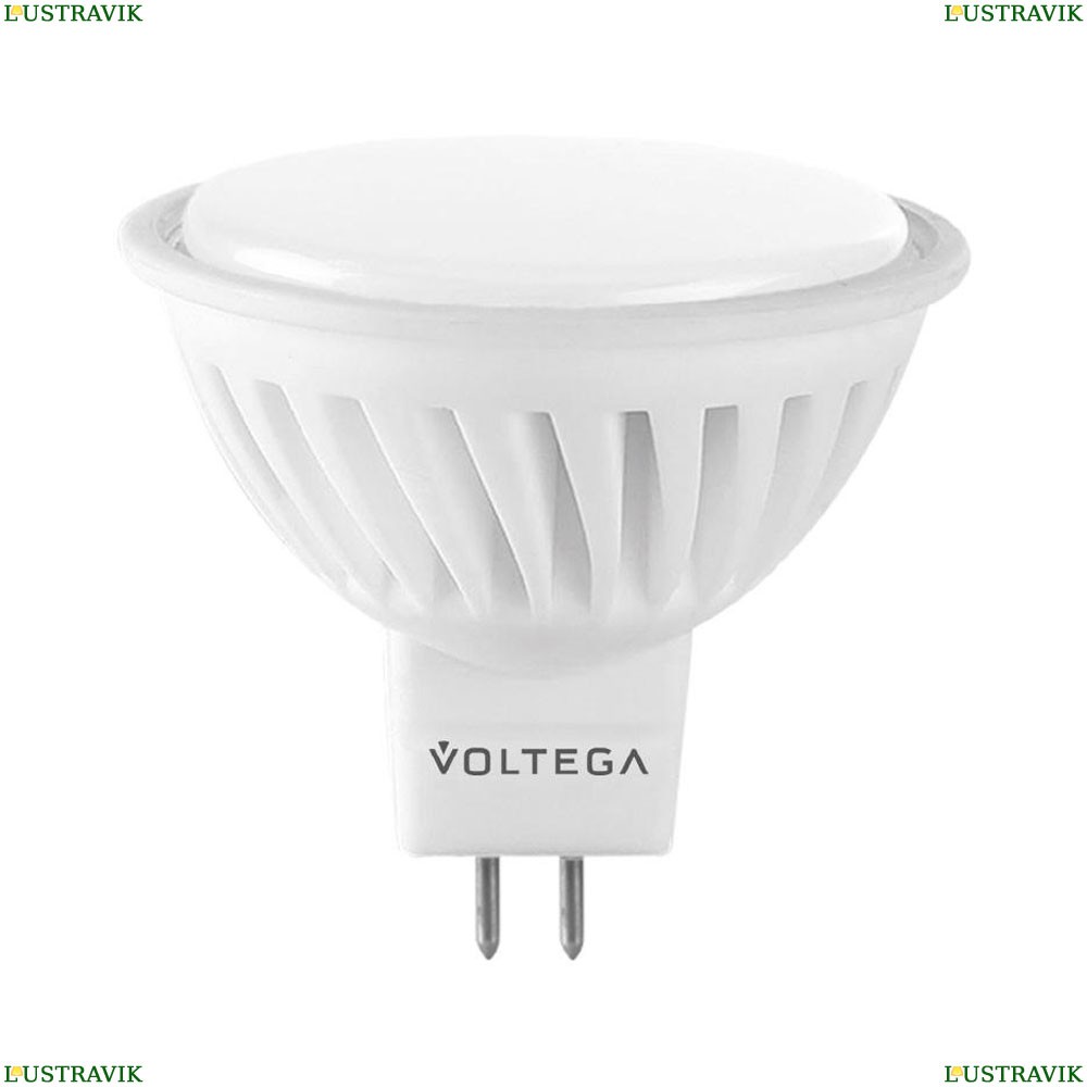 7074 (VG1-S2GU5.3warm10W-C) Лампа светодиодная GU5.3 10W 2800K матовая Voltega, Ceramics