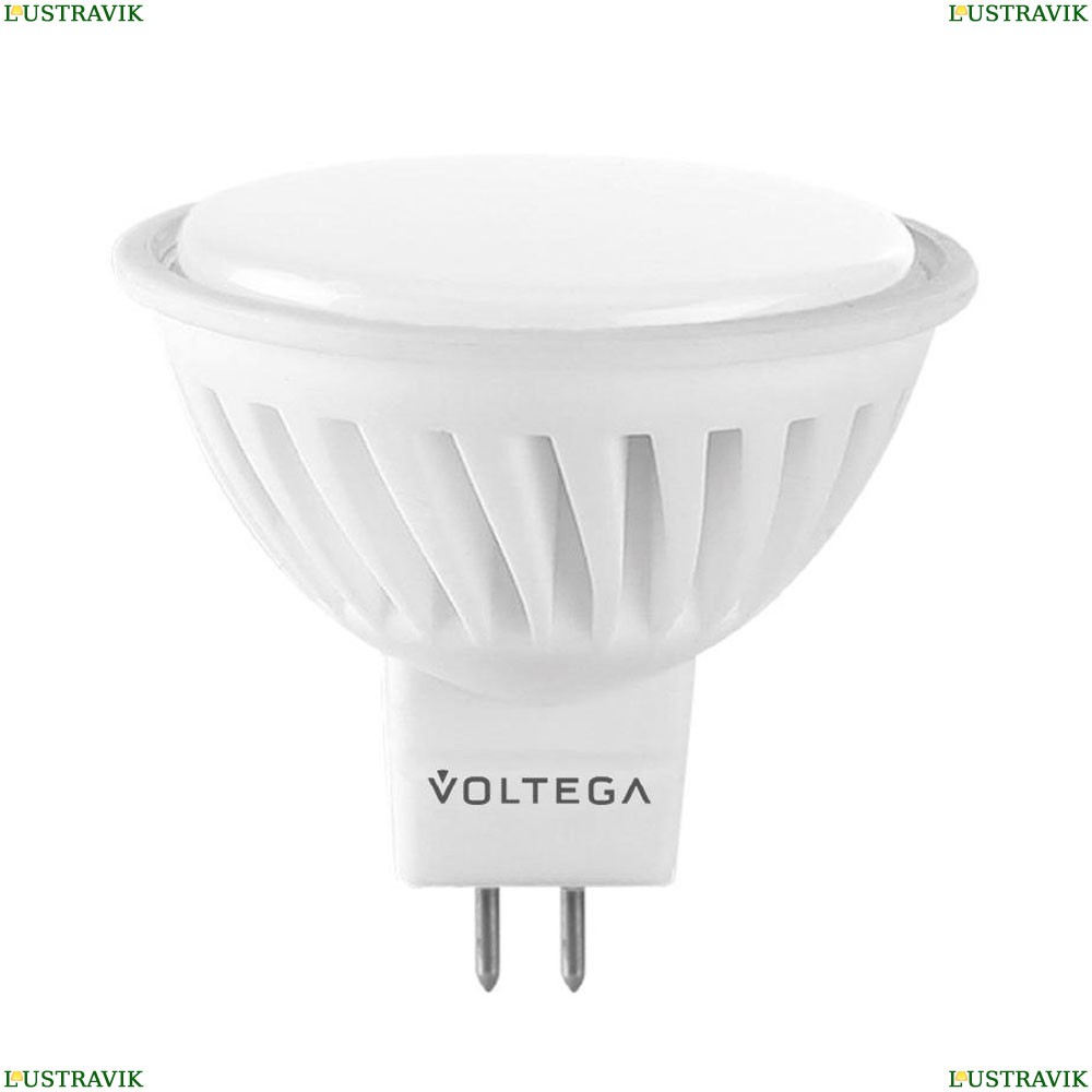 7075 (VG1-S1GU5.3cold10W-C) Лампа светодиодная GU5.3 10W 4000K матовая Voltega, Ceramics