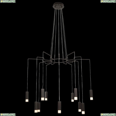Люстра MOD035PL-12B ★Maytoni, 12 x 6Вт☀, Черный► — Купить▼