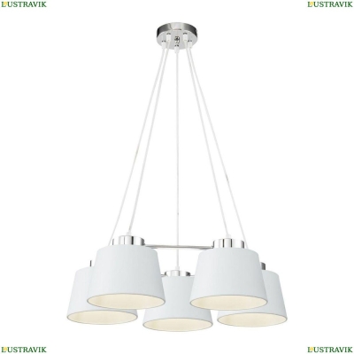Люстра FR5004PL-05CH ★Freya, 5 x 60Вт☀, Хром► — Купить▼