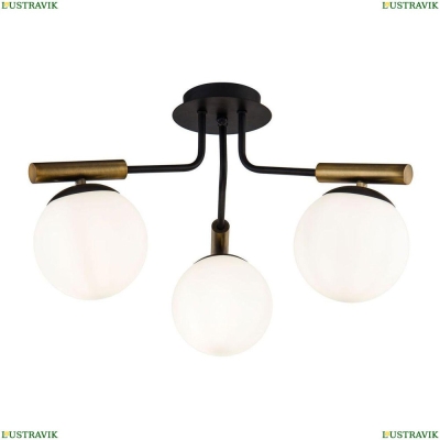 Люстра FR5011CL-03B ★Freya, 3 x 40Вт☀, Черный► — Купить▼