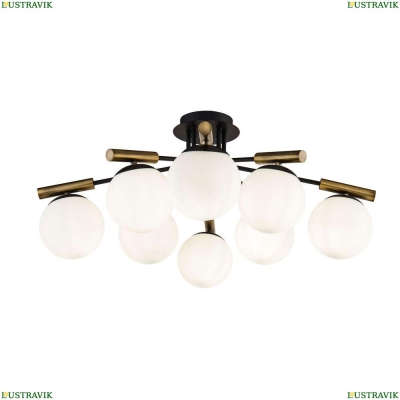 Люстра FR5011CL-08B ★Freya, 8 x 40Вт☀, Черный► — Купить▼