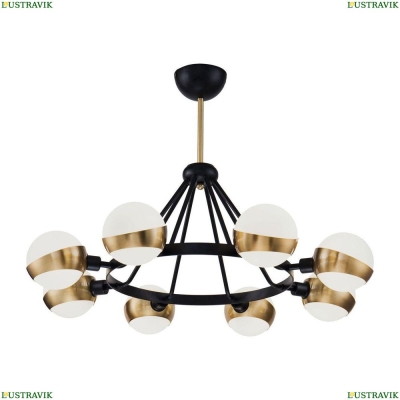 Люстра FR5009PL-08B ★Freya, 8 x 60Вт☀, Черный► — Купить▼