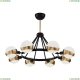 Люстра FR5009PL-08B ★Freya, 8 x 60Вт☀, Черный► — Купить▼