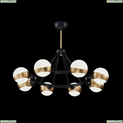 Люстра FR5009PL-08B ★Freya, 8 x 60Вт☀, Черный► — Купить▼
