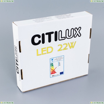 Встраиваемый светодиодный светильник Citilux Омега CLD50R220N - купить в интернет-магазине ЛЮСТРАВИК