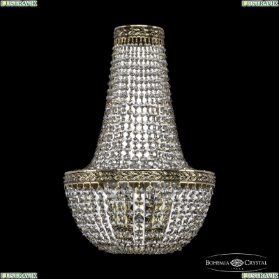 Бра 19051B/H2/25IV GB ★Bohemia Ivele Crystal, Золото чернёное► — Купить▼