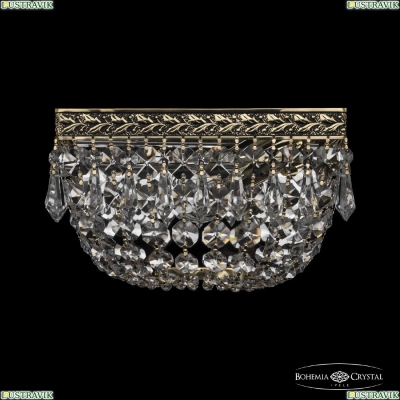 Бра 19012B/20IV GB ★Bohemia Ivele Crystal, Золото чернёное► — Купить▼
