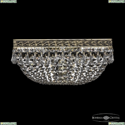 Бра 19012B/35IV GB ★Bohemia Ivele Crystal, Золото чернёное► — Купить▼