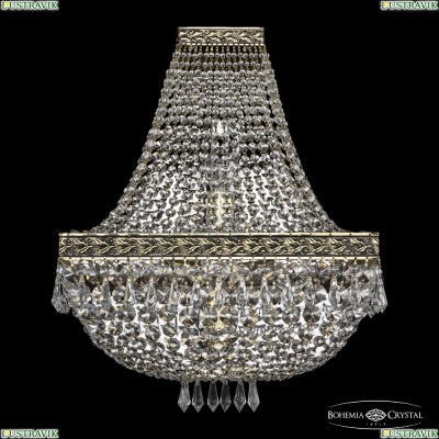 Бра 19272B/H1/35IV GB ★Bohemia Ivele Crystal, Золото чернёное► — Купить▼