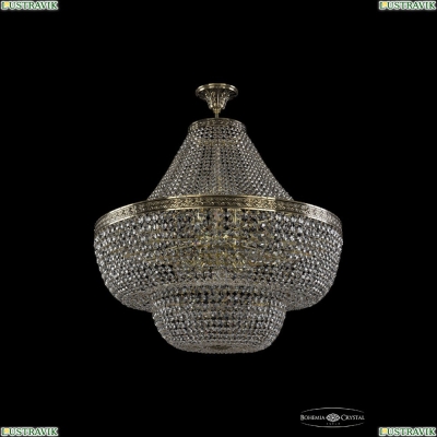 Люстра 19101/H1/80IV GB ★Bohemia Ivele Crystal, Золото чернёное► — Купить▼
