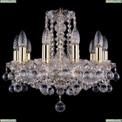 Люстра 1402/10/141/G/Balls ★Bohemia Ivele Crystal, Золото► — Купить▼