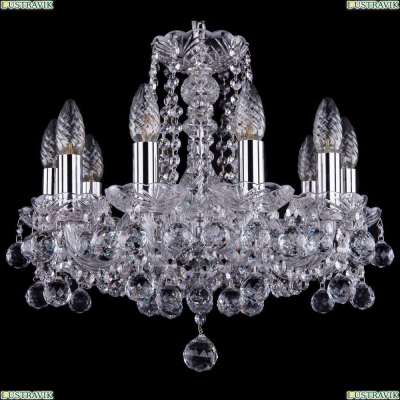 Люстра 1402/10/141/Ni/Balls ★Bohemia Ivele Crystal, Никель► — Купить▼