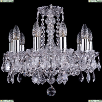 Люстра 1402/10/141/Ni/Leafs ★Bohemia Ivele Crystal, Никель► — Купить▼
