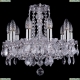 Люстра 1402/10/141/Ni/Leafs ★Bohemia Ivele Crystal, Никель► — Купить▼
