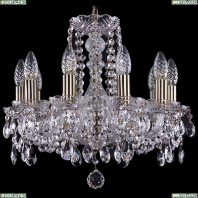 Люстра 1402/10/141/Pa ★Bohemia Ivele Crystal, Патина► — Купить▼