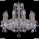 Люстра 1402/10/141/Pa ★Bohemia Ivele Crystal, Патина► — Купить▼