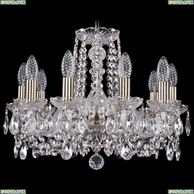 Люстра 1402/10/160/Pa ★Bohemia Ivele Crystal, Патина► — Купить▼