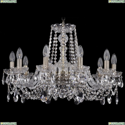 Люстра 1402/10/240/Pa ★Bohemia Ivele Crystal, Патина► — Купить▼