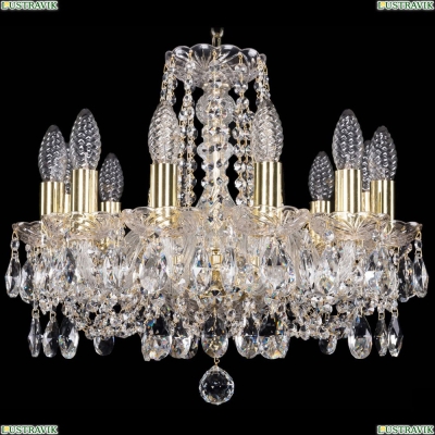 Люстра 1402/12/141/G ★Bohemia Ivele Crystal, Золото► — Купить▼