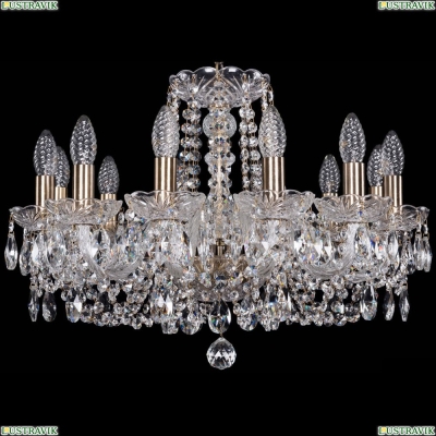 Люстра 1402/12/195/Pa ★Bohemia Ivele Crystal, Патина► — Купить▼