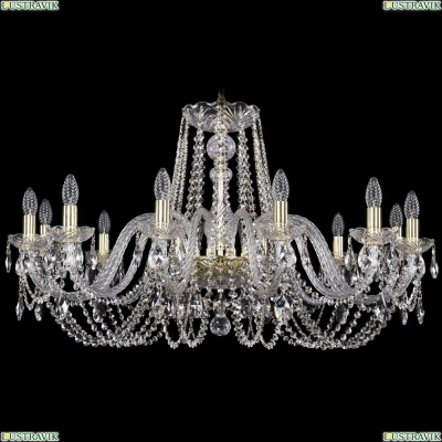 Люстра 1402/12/360/G ★Bohemia Ivele Crystal, Золото► — Купить▼