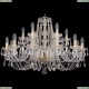 Люстра 1402/12+6/300/G ★Bohemia Ivele Crystal, Золото► — Купить▼